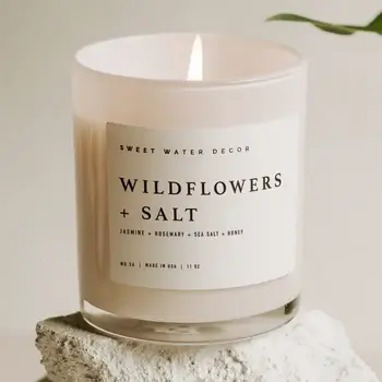 Wildflowers and Salt 11 oz Soy Candle