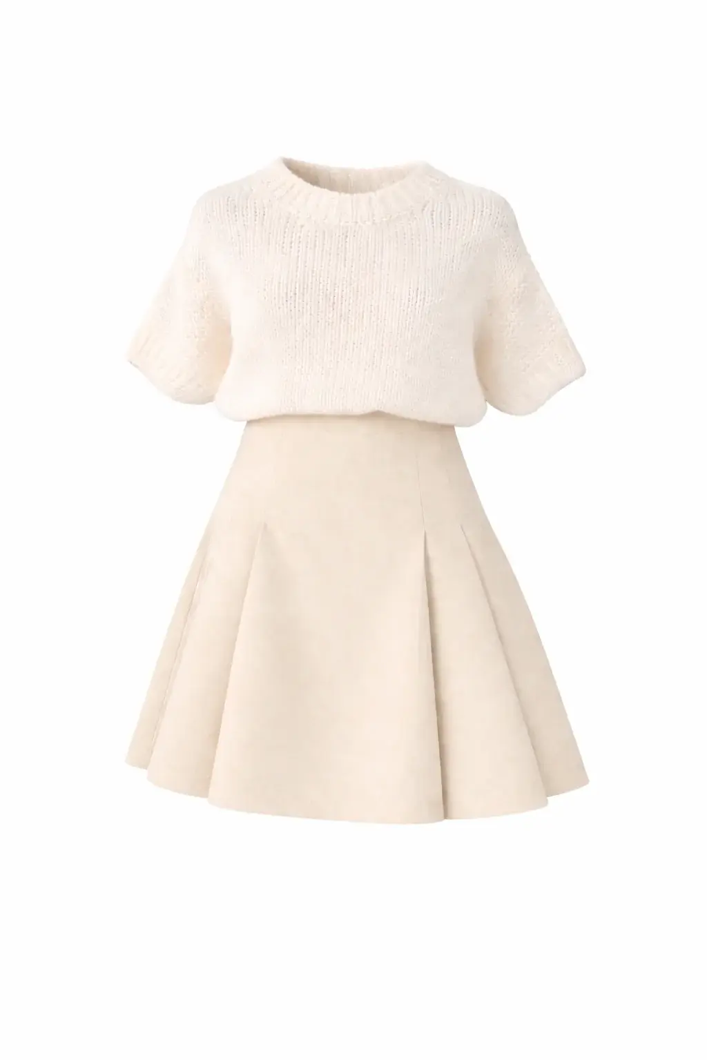 Sand Skirt with Folds