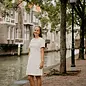 Offwhite Dress with Bows