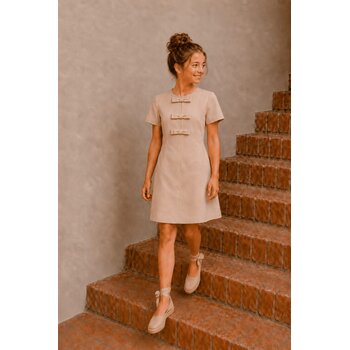 Sand Dress with Bows
