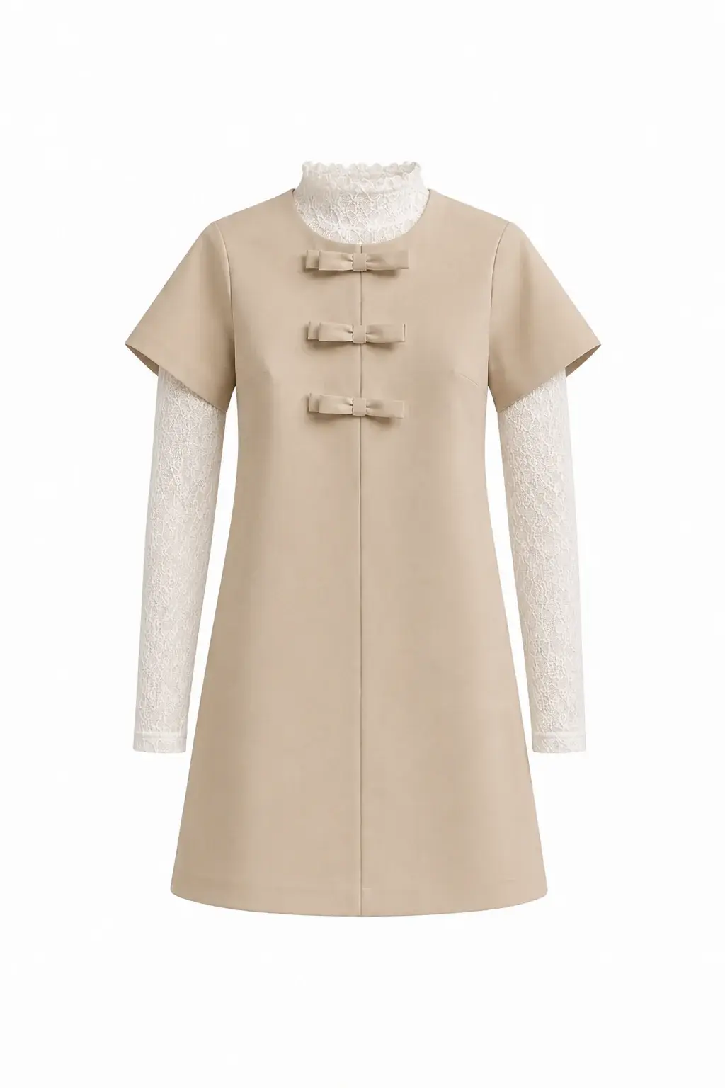 Sand Dress with Bows