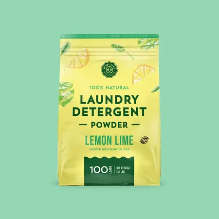All Natural Powder Laundry Detergent Lemon Lime