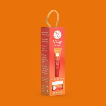 Mango Glowy Lip Duo - Glowy Lip Balm + Lip Mask