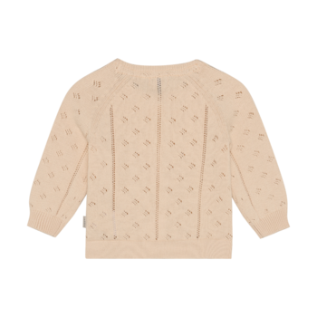 Cardigan Heart Pattern Sunkissed