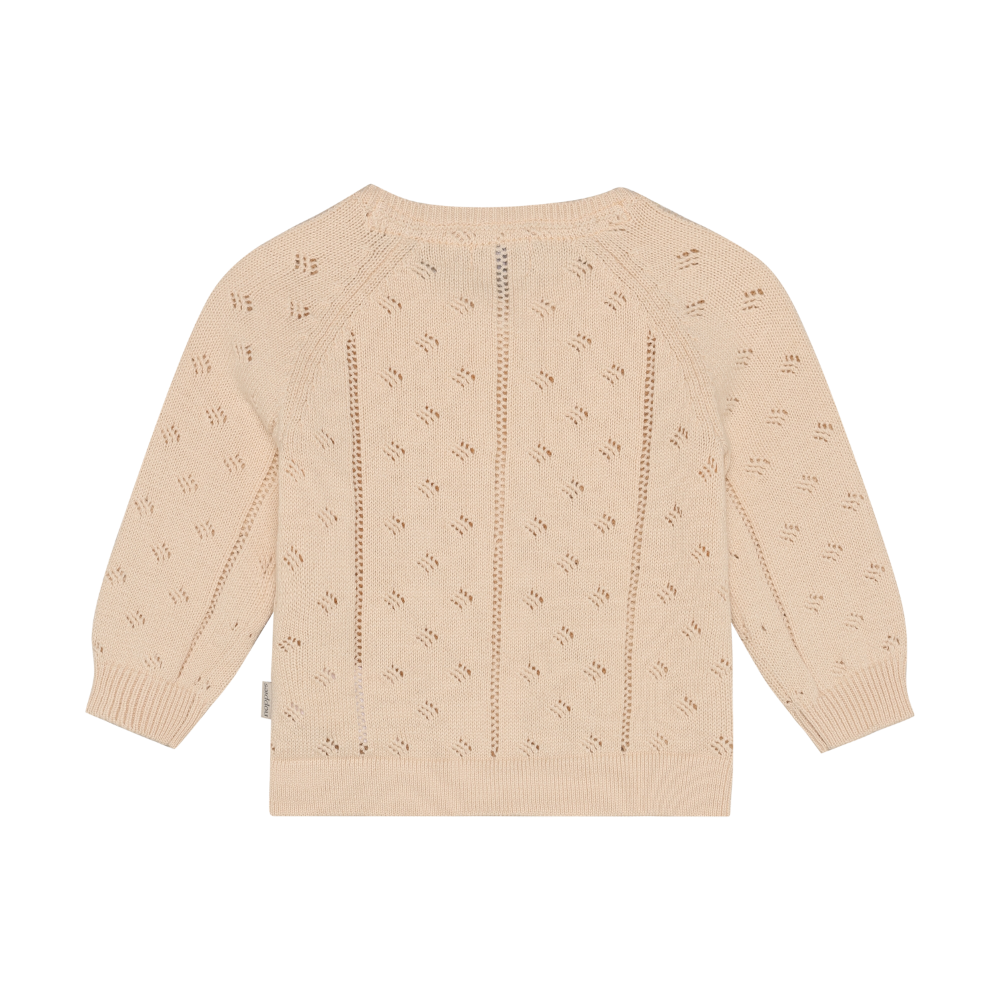 Cardigan Heart Pattern Sunkissed