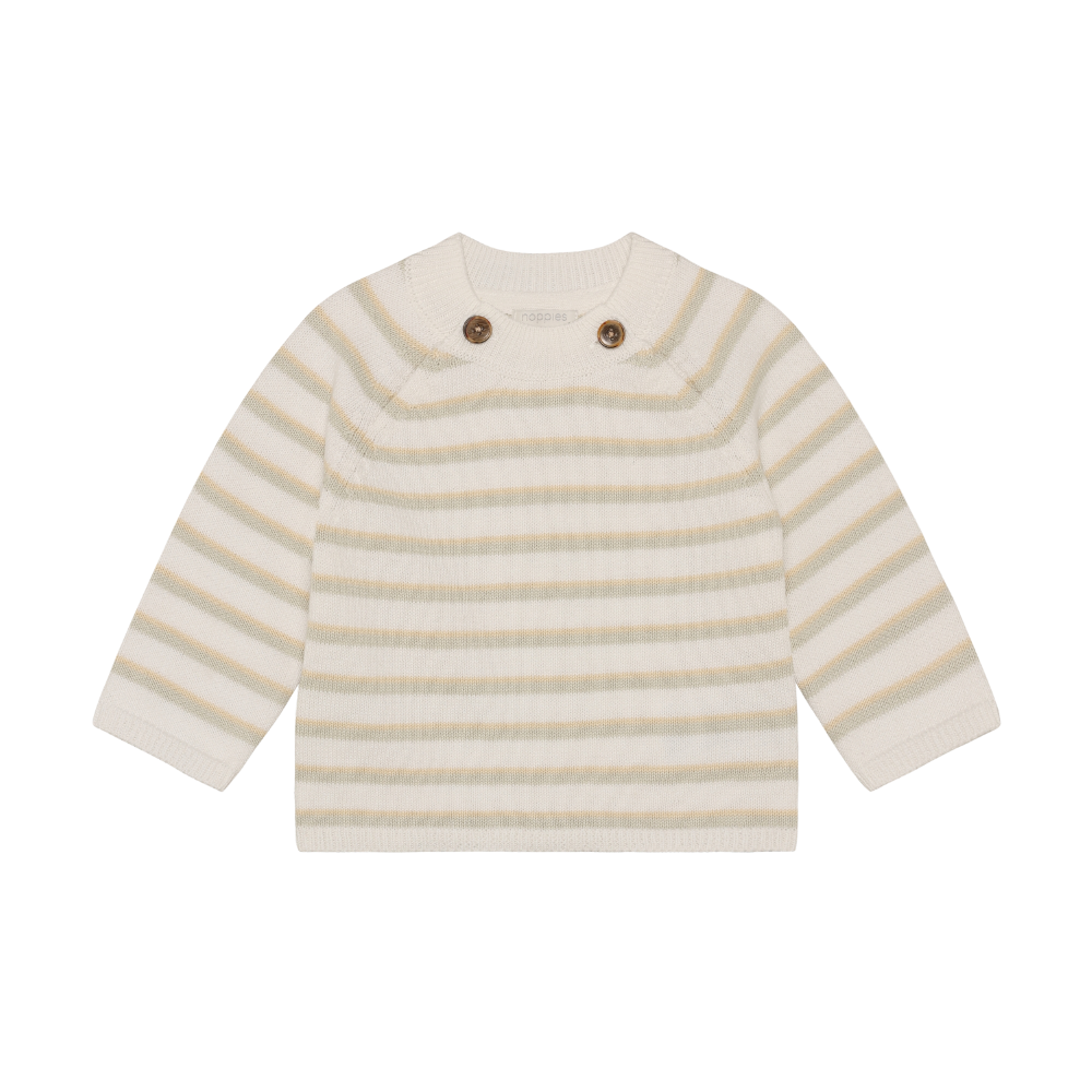 Pullover Egret Striped