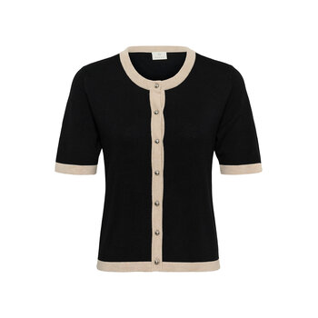 Kalizza Cardigan (Black Deep/Coffee Bean)