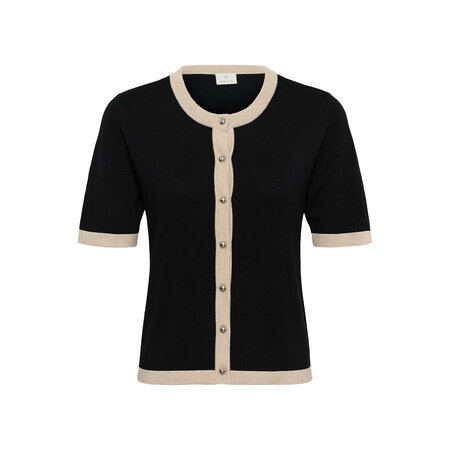 Kalizza Cardigan (Black Deep/Coffee Bean)