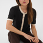Kalizza Cardigan (Black Deep/Coffee Bean)