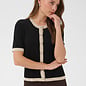 Kalizza Cardigan (Black Deep/Coffee Bean)