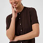 Kalizza Cardigan (Black Deep/Coffee Bean)