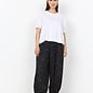 White Knitted Top Puffy Sleeves