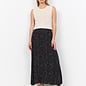 Woven Skirt Black Pokadots