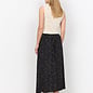 Woven Skirt Black Pokadots
