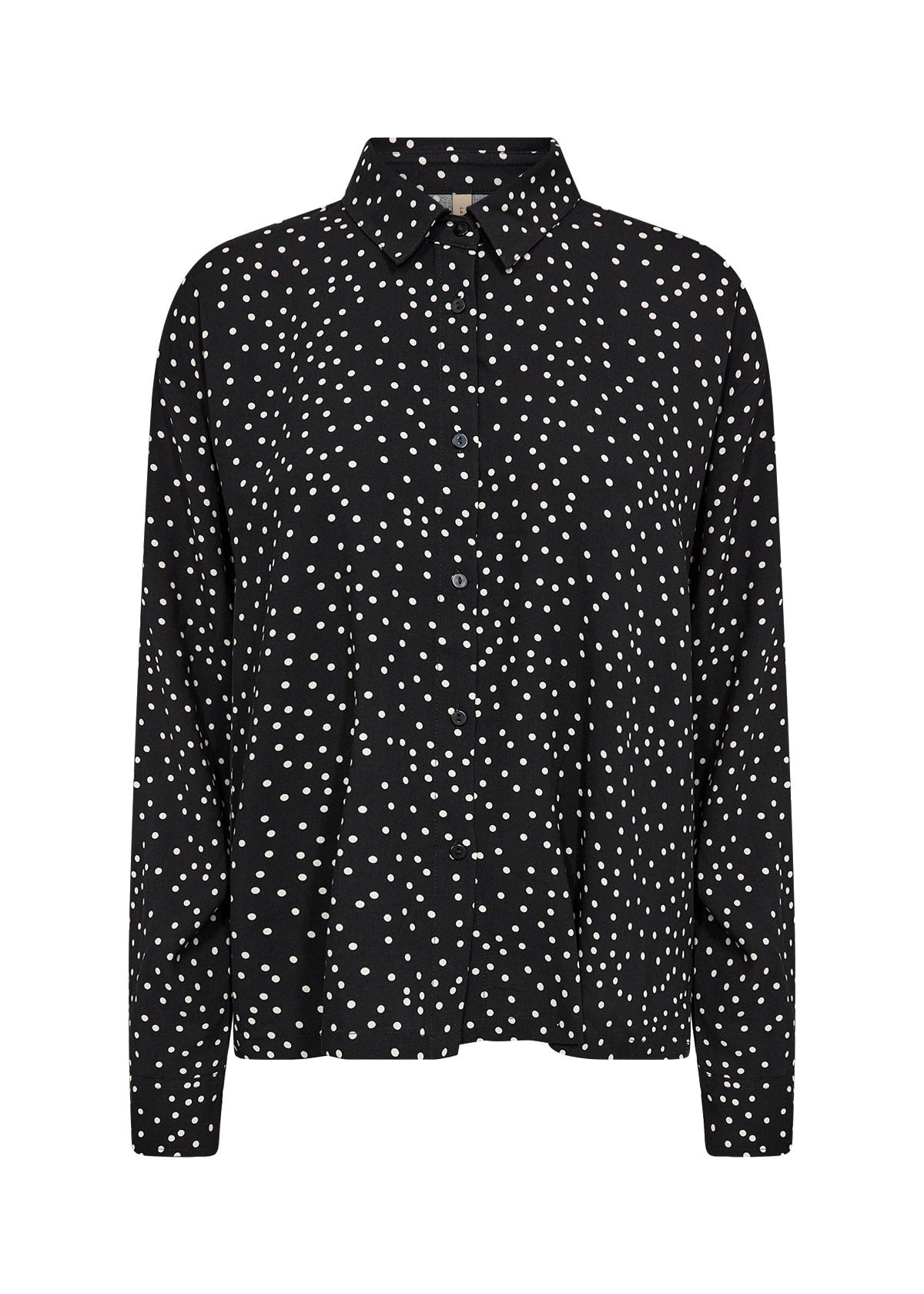 Woven Blouse Black Pokadots