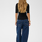 CRRibba s/s Blouse Pitch Black