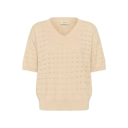 CRAnnali Short Knit Pullover Bleached Sand