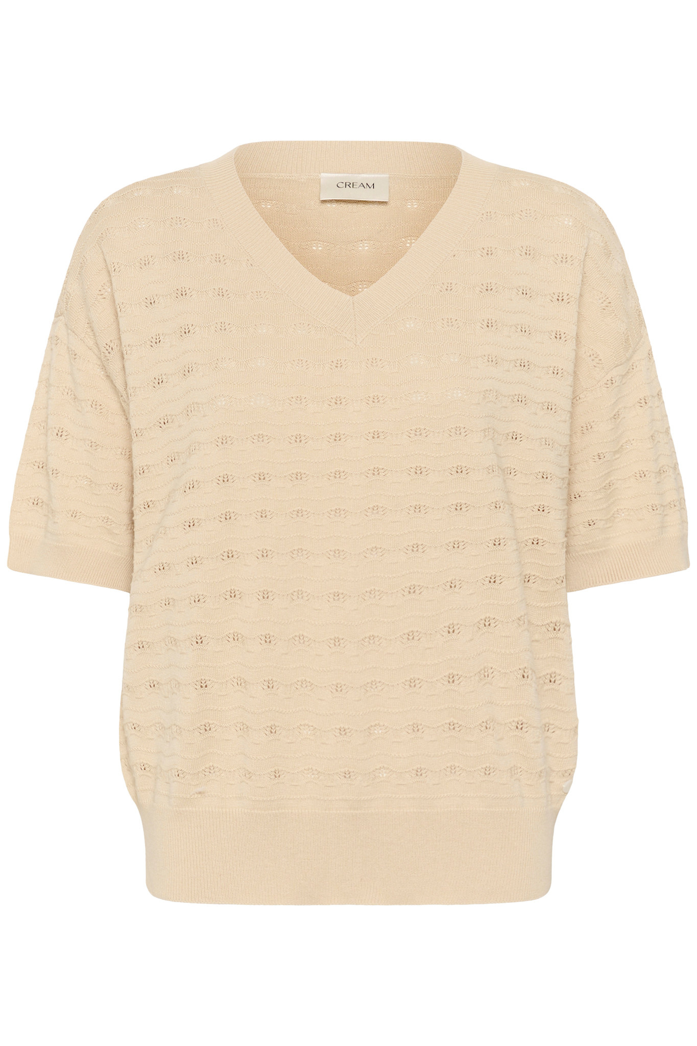 CRAnnali Short Knit Pullover Bleached Sand