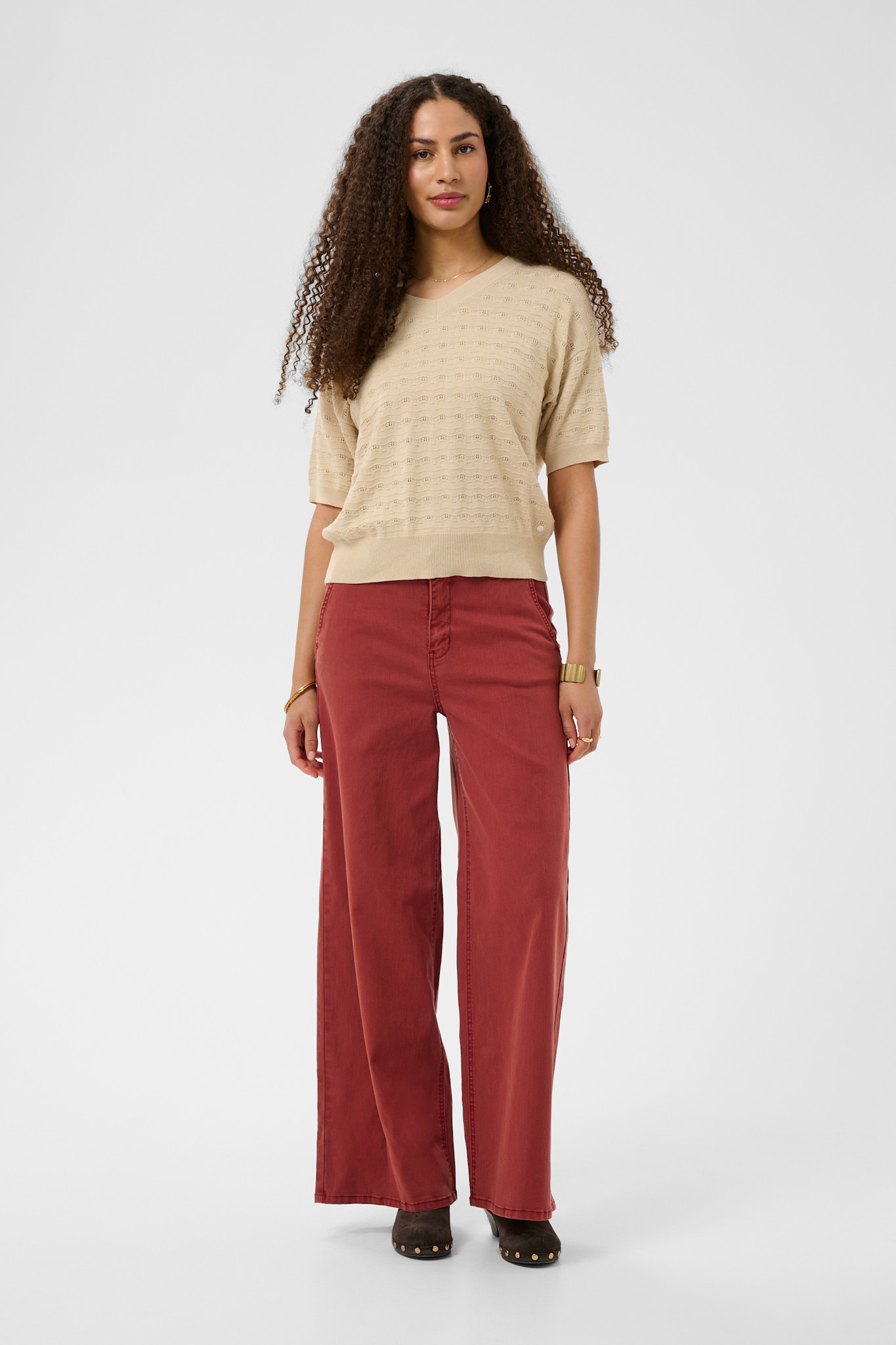 CRAnnali Short Knit Pullover Bleached Sand