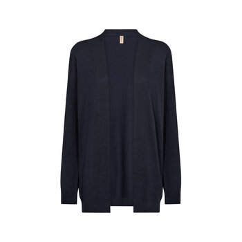 Navy Knitted Cardigan