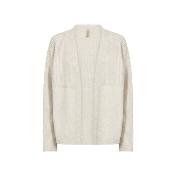 Cream Melange Knitted Sweater