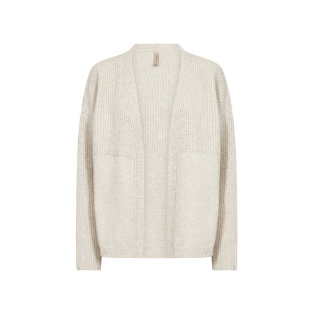 Cream Melange Knitted Sweater