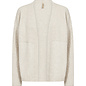 Cream Melange Knitted Sweater
