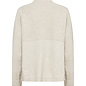 Cream Melange Knitted Sweater