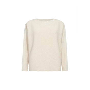 Longsleeve Knitted Sweater Cream Melange