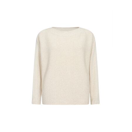 Longsleeve Knitted Sweater Cream Melange