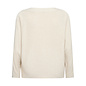 Longsleeve Knitted Sweater Cream Melange