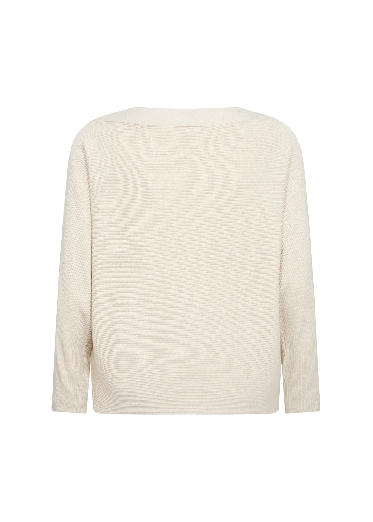 Longsleeve Knitted Sweater Cream Melange