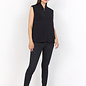 Black Knitted Vest Fluffy