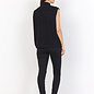 Black Knitted Vest Fluffy