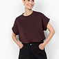 Knitted Tshirt Chocolate Plum