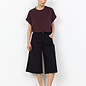Knitted Tshirt Chocolate Plum