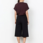 Knitted Tshirt Chocolate Plum