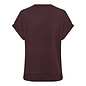 Knitted Tshirt Chocolate Plum