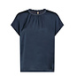 Navy Satin Tshirt