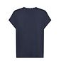 Navy Satin Tshirt