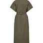 Woven Dress Short Sleeve Grape Leaf