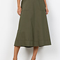 Woven Skirt Grape Leaf