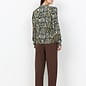 Woven Blouse Grape Leaf Combi