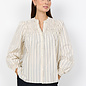 Woven Blouse Grape Leaf Combi Striped