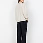 Woven Blouse Grape Leaf Combi Striped