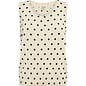 Cream Combi Pokadot Knitted Top