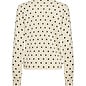 Cream Combi Pokadot Knitted Sweater