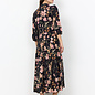 Black Floral Woven Dress