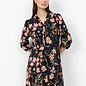 Black Floral Woven Dress