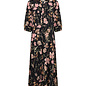 Black Floral Woven Dress